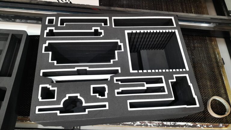 corte de foam para empaque industrial
